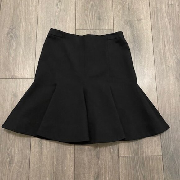 Akris Punto Fit and Flare Black Skirt Size 6 - Picture 1 of 7